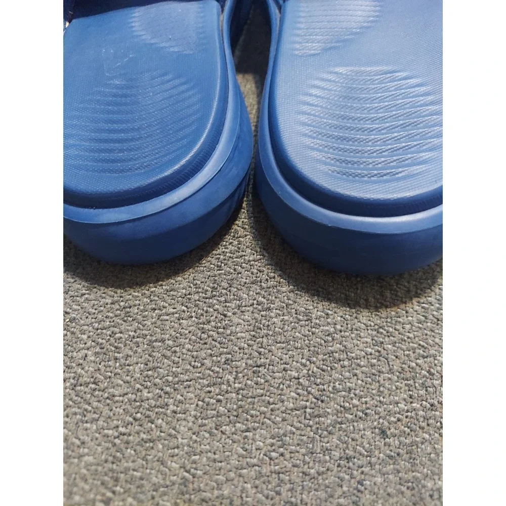 ADIDAS Mens ALPHABOUNCE 2.0 Kansas Jayhawks  Sandals Slides Sz. 9 Royal Blue